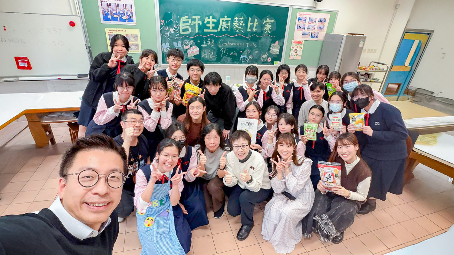 Culinary Artistry and Collaboration: Teacher-Student Cooking Competition