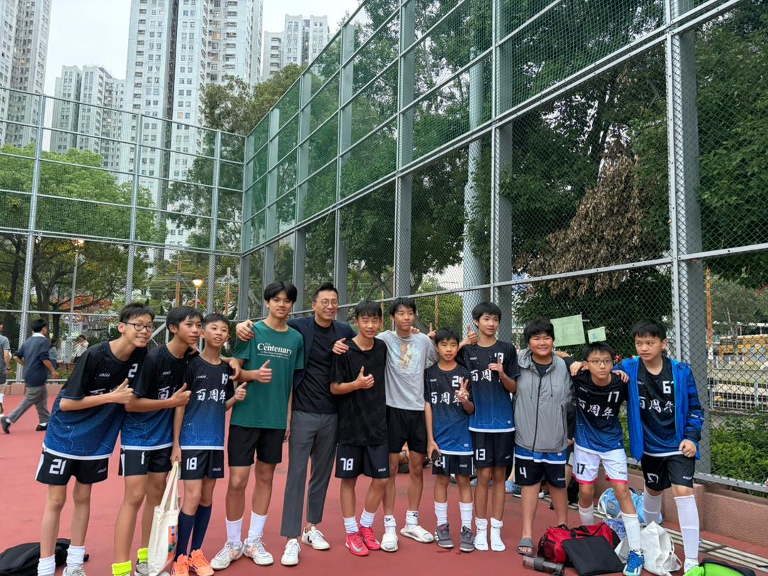 football 1 Outstanding Achievement at the HKSSF Tuen Mun Inter-School Football Competition 2025-2026- Champion